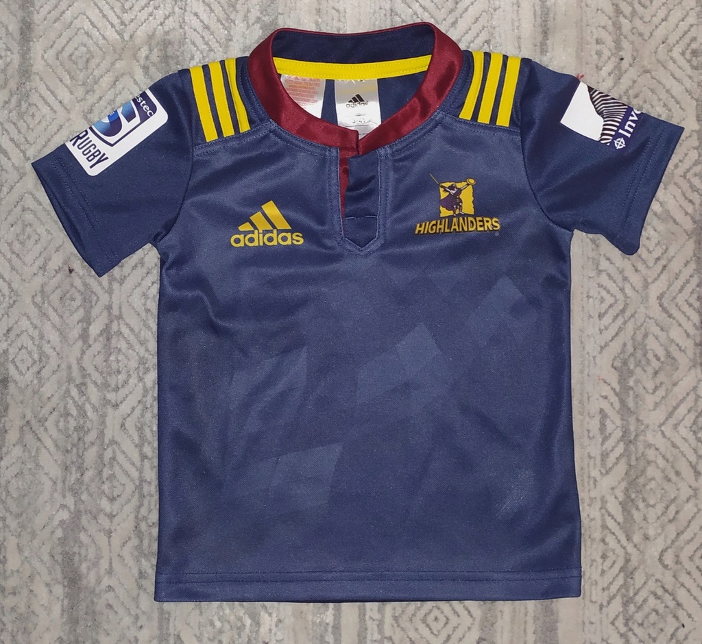 Koszulka Adidas Rugby 3-4 lata Highlanders