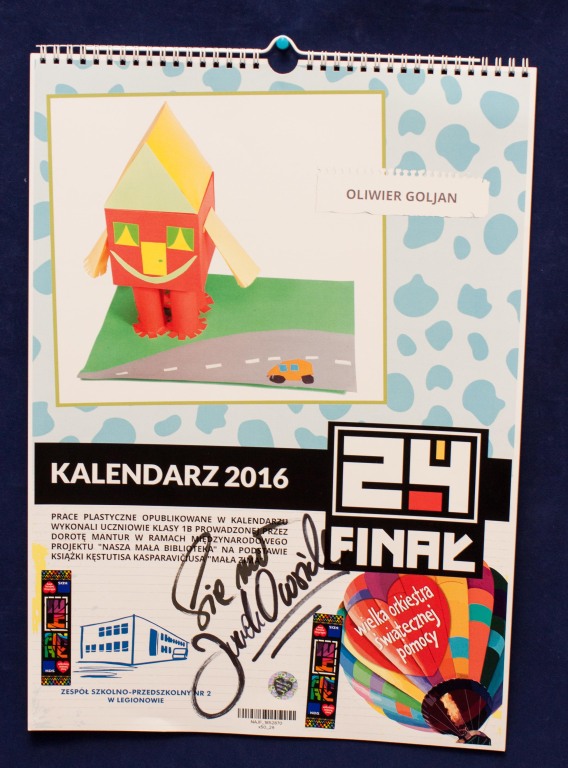 Kalendarz 2016 Oliwier Goljan