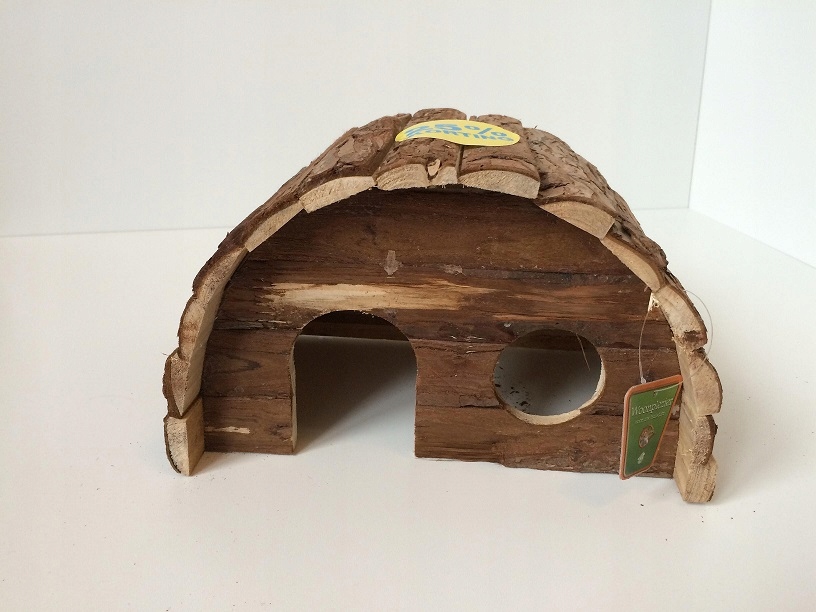 Drewniany domek dla chomika myszki - 8469699309 - oficjalne archiwum