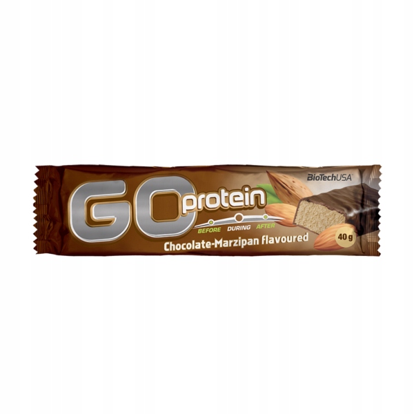 BioTech Go Protein Bar - 40 g czekolada marcepan