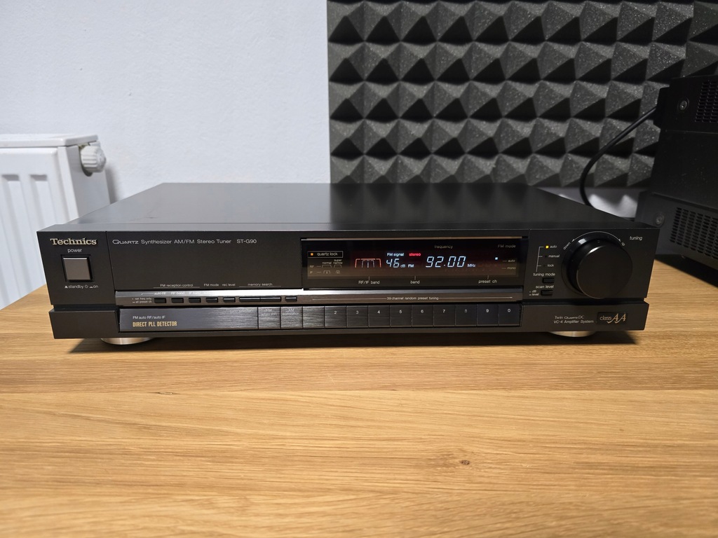 TECHNICS ST-G90 TUNER RADIOWY TOPOWY MODEL SUPER STAN WYŚWIETLACZ JAK NOWY!