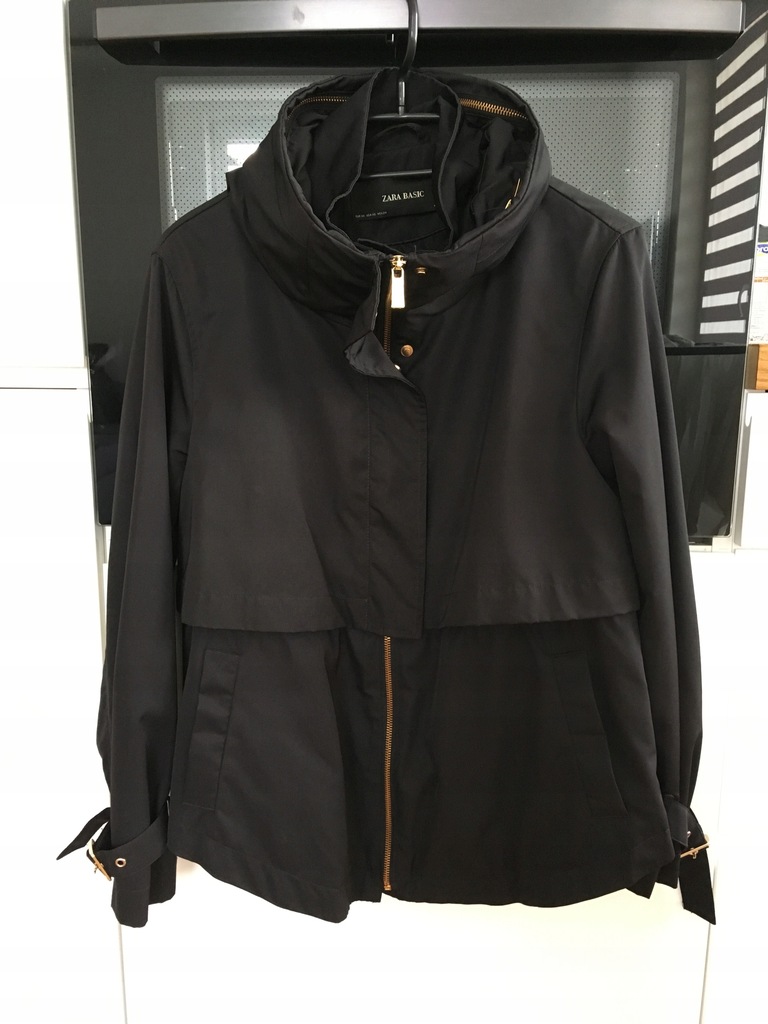 Kurtka Parka Zara rozm.XS/34 Czarna