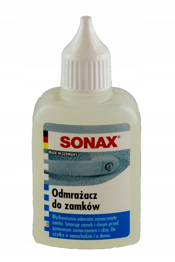 Odmrażacz do zamków 50ml smaruje konserwuje SONAX