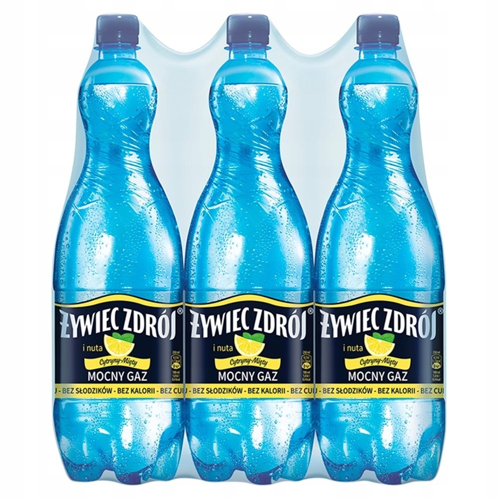 Żywiec Zdrój Mocny Gaz Cytryna i Mięta 6 x 1,5l