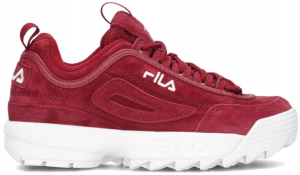40 BUTY DAMSKIE FILA DISRUPTOR LOW BORDOWE NOWO 7724514346