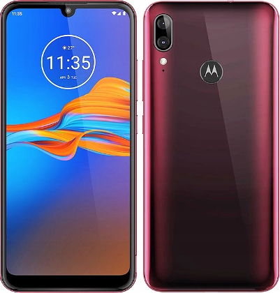 ładna PL MOTOROLA MOTO E6 PLUS CZERWONA