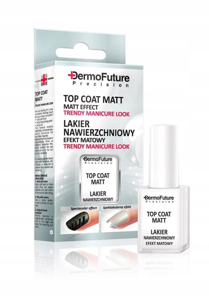 Dermofuture Precision Top Coat Matt Lakier nawierz