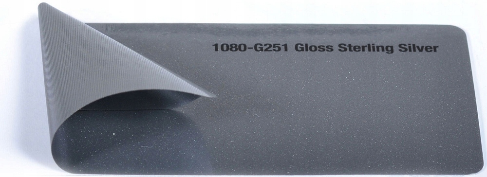 3M 1080 G251 Gloss Sterling Silver Car Wrap Autofolie 
