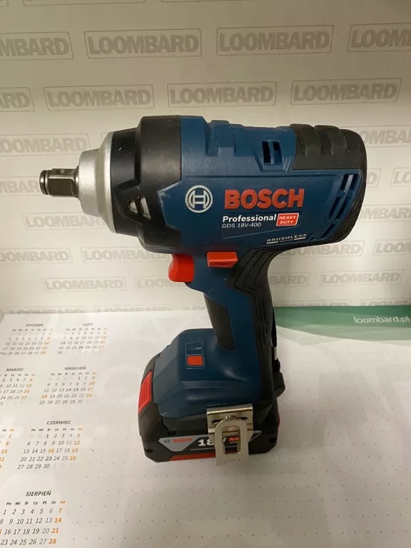 KLUCZ UDAROWY BOSCH GDS 18V400 + AKU GWARANCJA!! 12242714351