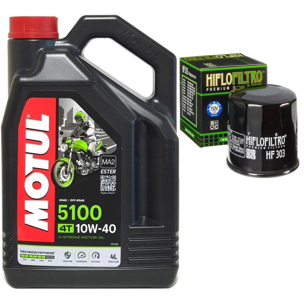 MOTUL 5100 10W40 MA2 4T 4L + FILTR OLEJU GRATIS