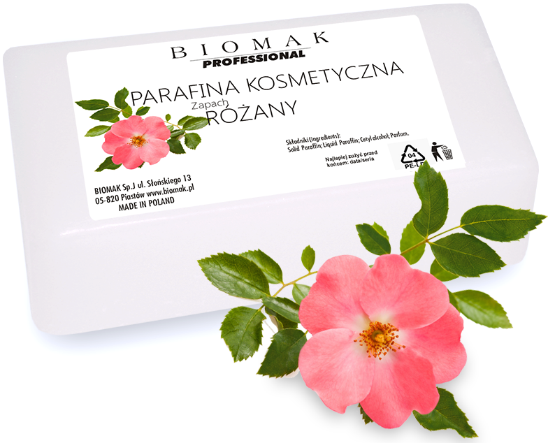 Parafina Biomak 400 ml 480 g różany d.w. 02.2024