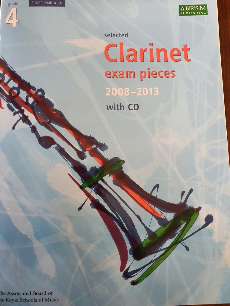 Nuty na klarnet clarinet exam piece +CD +acc piano