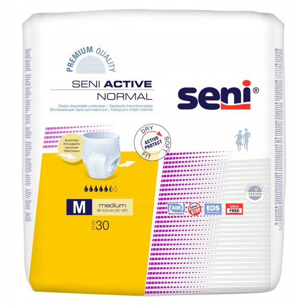 Majtki chłonne Seni Active Normal M 80-110 1 szt