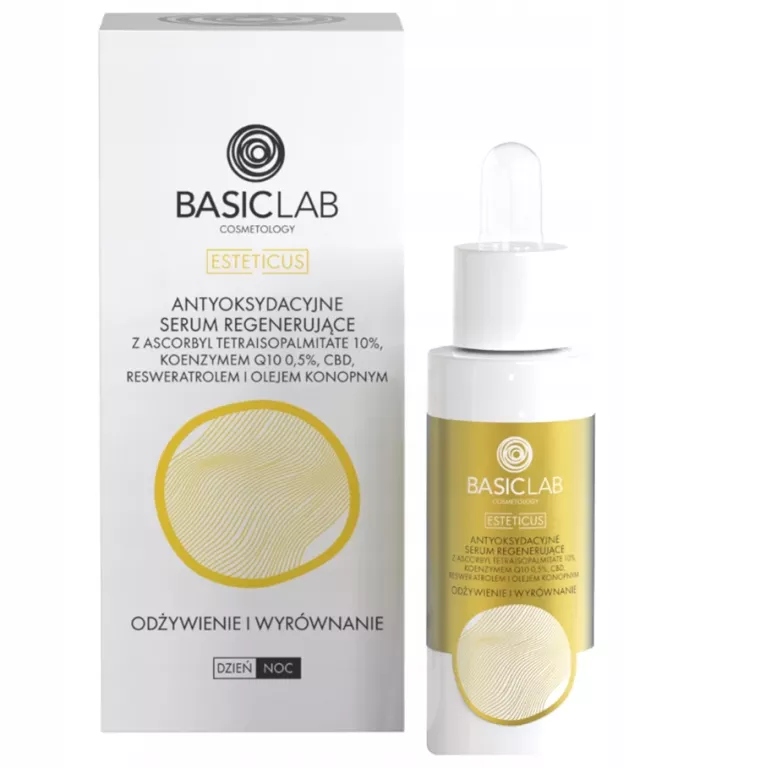 BASICLAB ANTYOKSYDACYJNE SERUM REGENERUJĄCE 30ML 12161554687