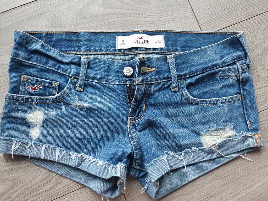 Krótkie spodenki Jeans Hollister rozm XS S 34 36