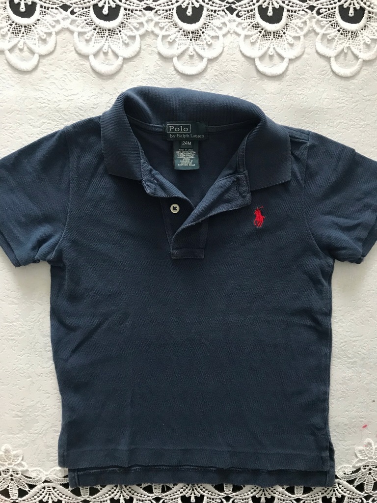 Polo Ralph lauren koszulka granatowa 86