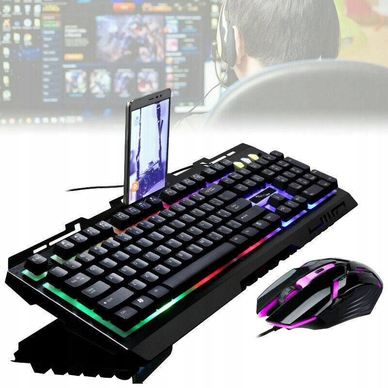 Купить Игровая клавиатура с RGB-подсветкой + ИГРОВАЯ МЫШЬ: отзывы, фото, характеристики в интерне-магазине Aredi.ru