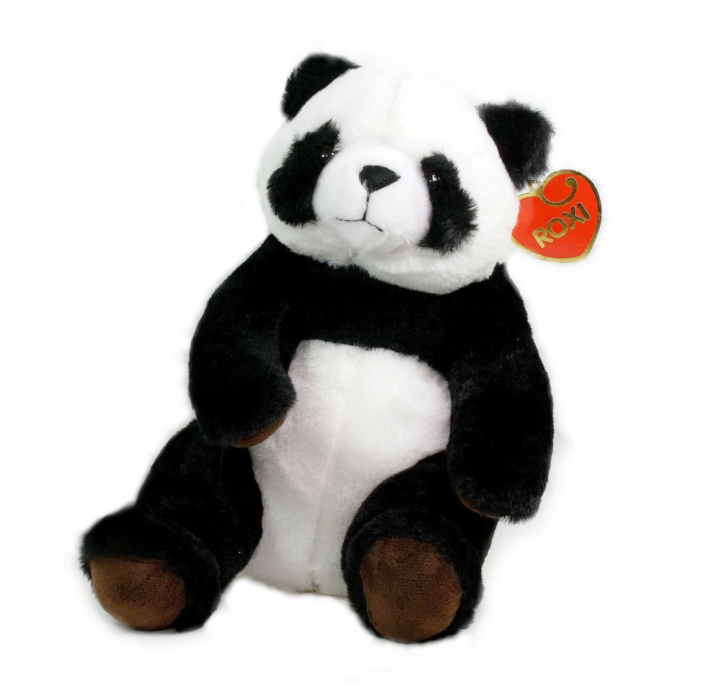 Maskotka Pluszak Mis Panda Siedzacy 30cm Roxi Zoo 7362916955 Oficjalne Archiwum Allegro