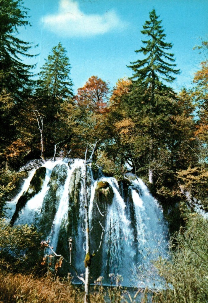 Pocztówka / Chorwacja / Plitwickie Jeziora