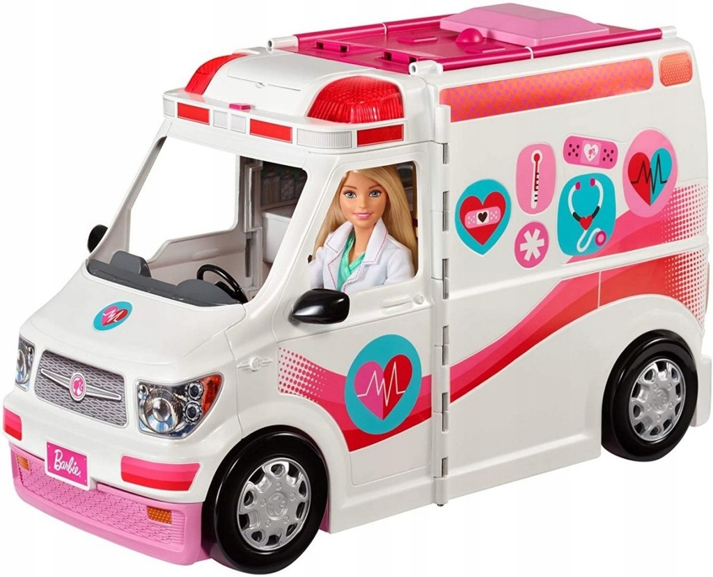 Mattel Samochód Karetka Barbie Mobilna Klinika