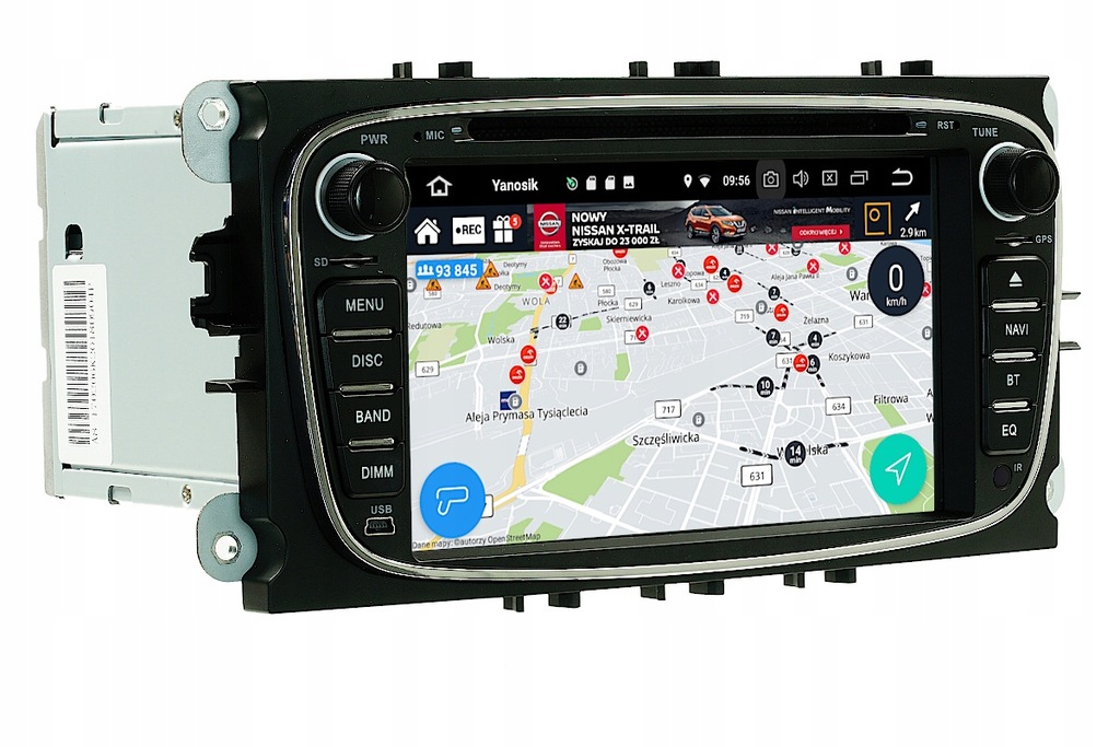 NAWIGACJA RADIO FORD FOCUS CMAX SMAX ANDROID 4GB