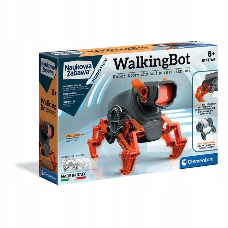 Clementoni Chodzący robot Walking Bot