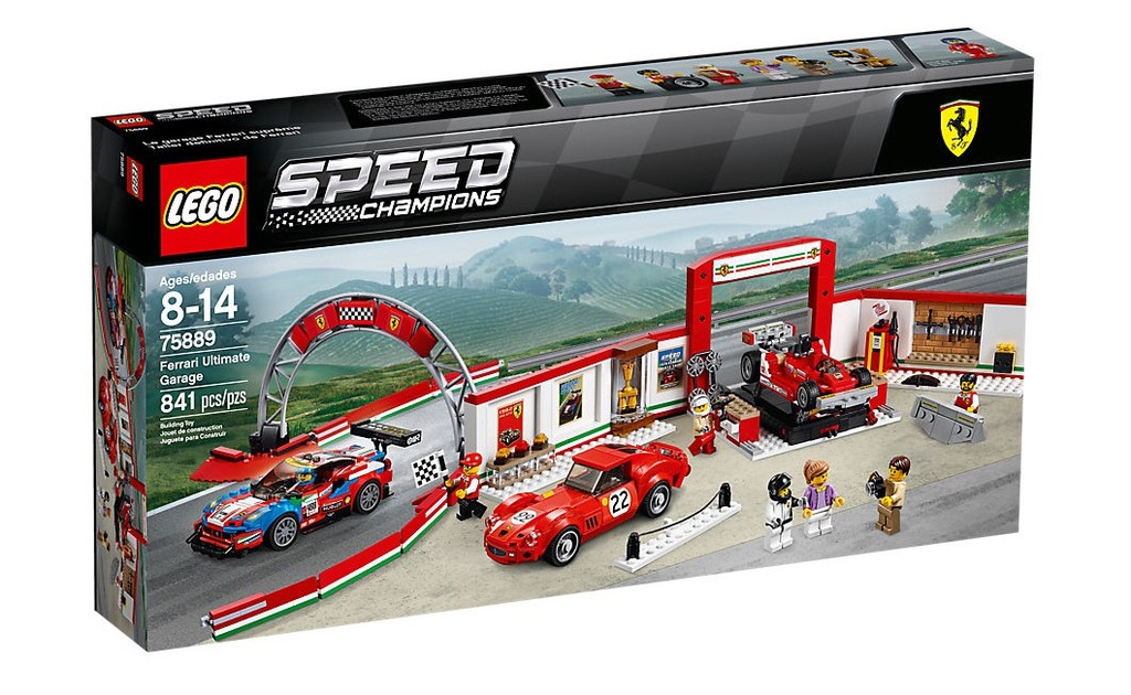 LEGO SPEED CHAMPIONS 75889 WARSZTAT FERRARI REWELA
