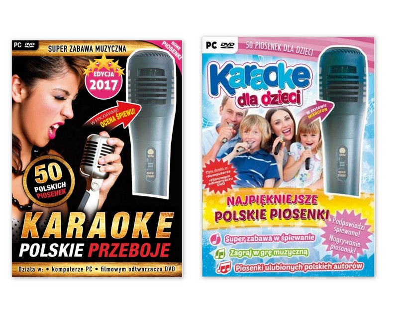 KARAOKE Po polsku przeboje Dla dzieci Z MIKROFONEM