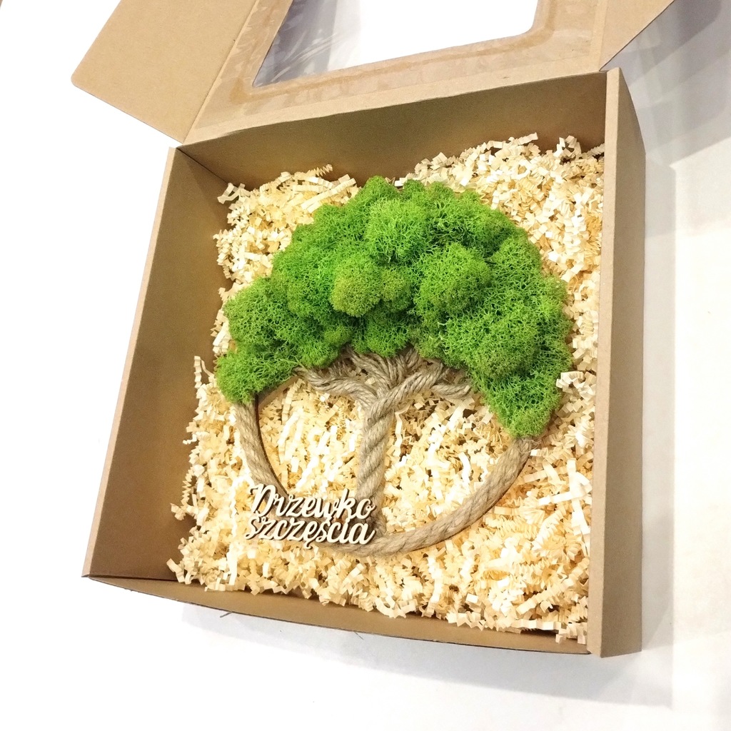 DRZEWKO SZCZĘŚCIA CHROBOTEK, oryginalny prezent na każdą okazję