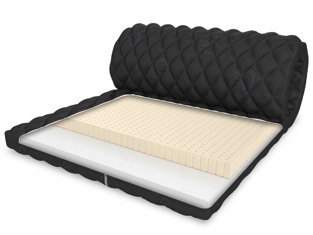 Materac Nawierzchniowy 100x200 lateks Topper 4cm
