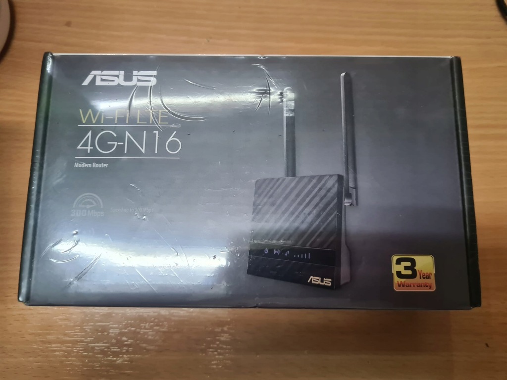 ROUTER ASUS 4G-N16 (ZAFOLIOWANY) NOWY !!!