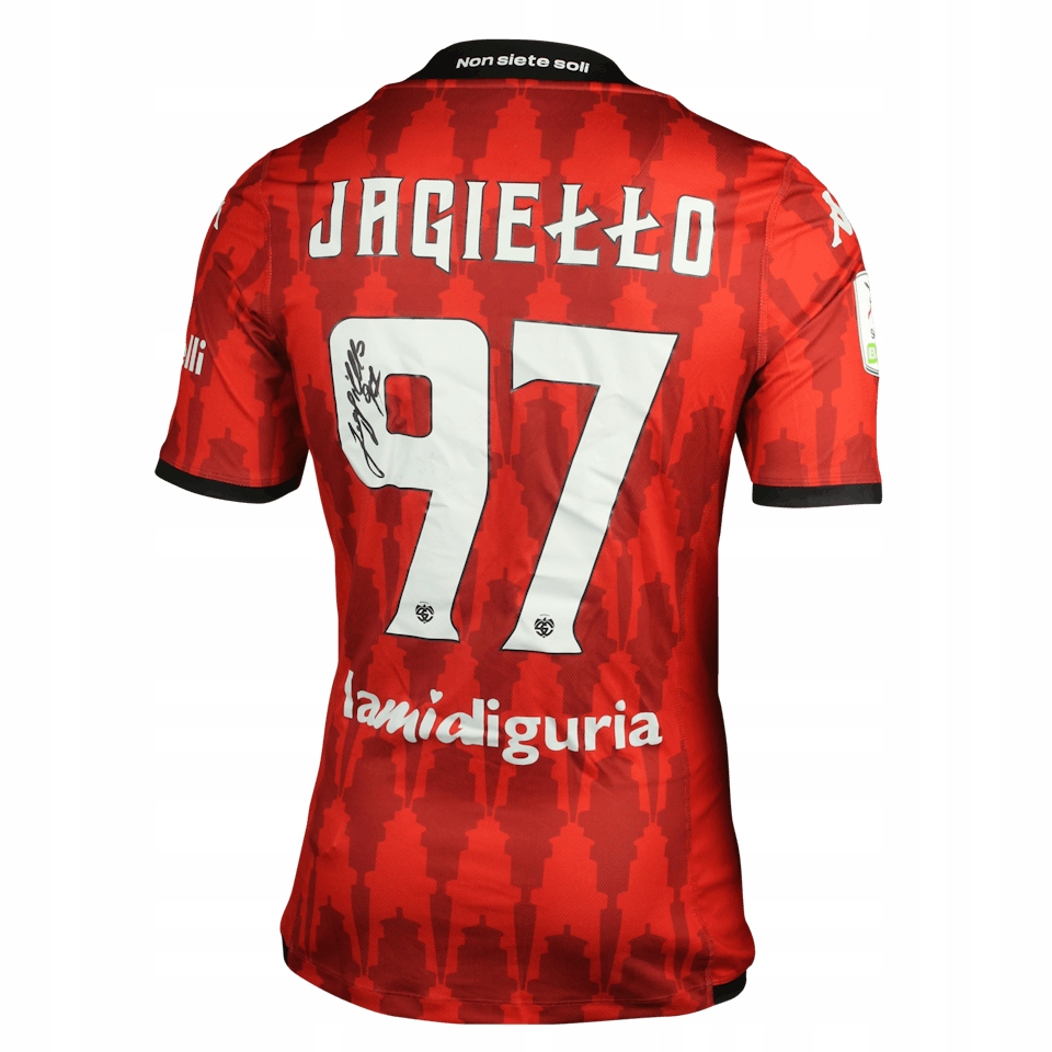 Jagiełło, Spezia Calcio - koszulka użyta w meczu z autografem (zag)