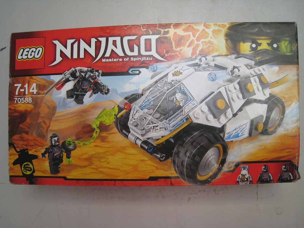 LEGO Ninjago Samochód Tytanowego Ninja 70588 7422818625