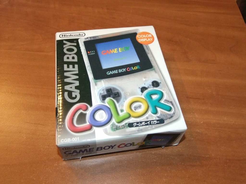 Nintendo Game Boy Color - crystal / komplet