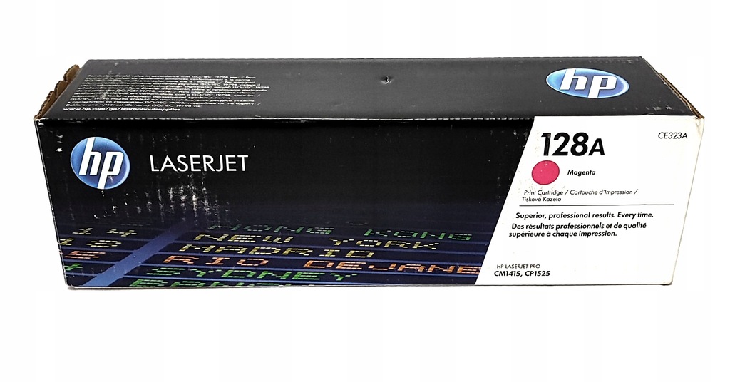 Toner oryginalny HP 128A, CE323A, czerwony (magenta)