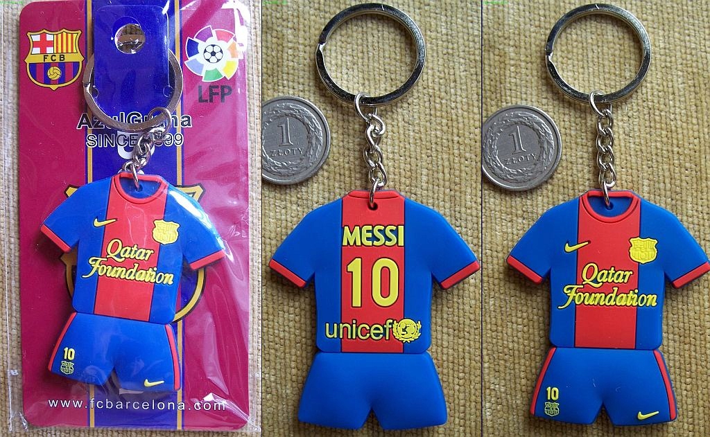 FC Barcelona nr.10 Lionel Messi - brelok