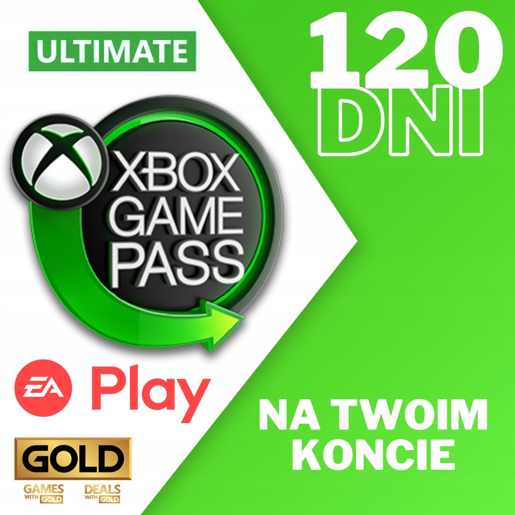 XBOX GAME PASS ULTIMATE 120 DNI 2X60 ONE LIVE GOLD