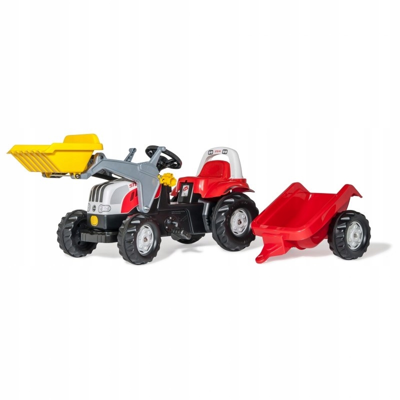 Rolly Toys rollyKid Traktor na pedały STEYR czerwo