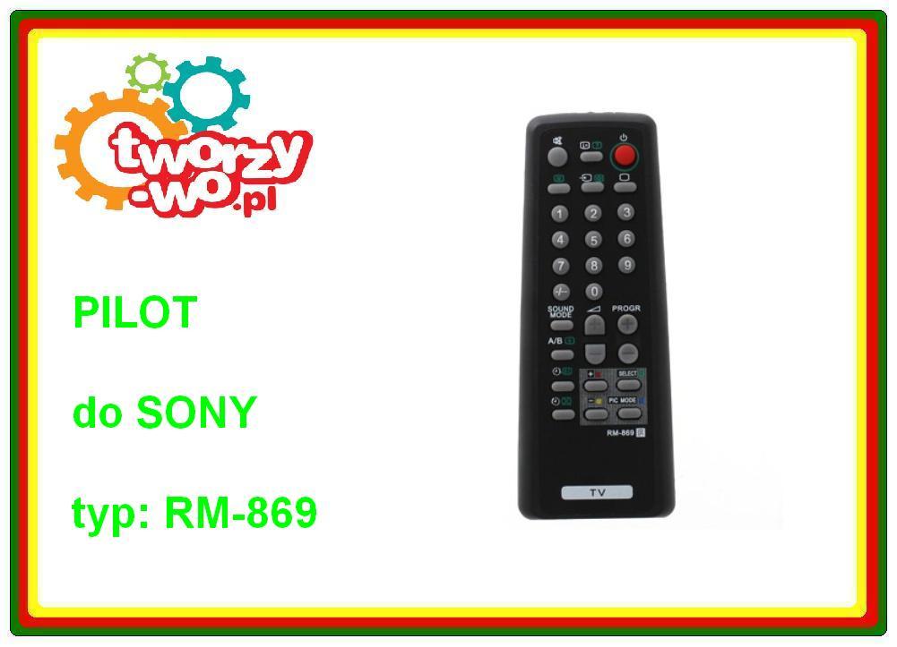 Pilot do TV SONY typu RM-869 – nowy - 50 sztuk