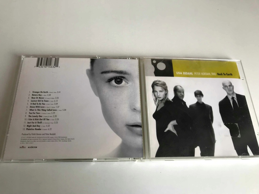 CD Lisa Ekdahl, Peter Nordahl Trio Back To Earth STAN 5/6