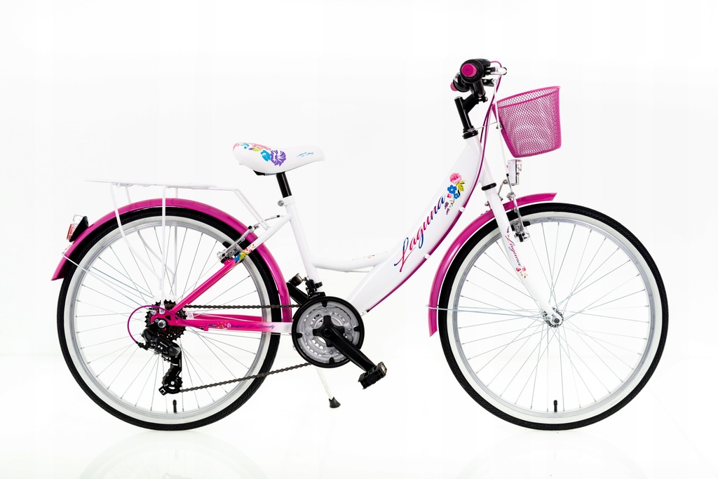 Laguna VS1 2020 24 rower dziewczęcy biało róż