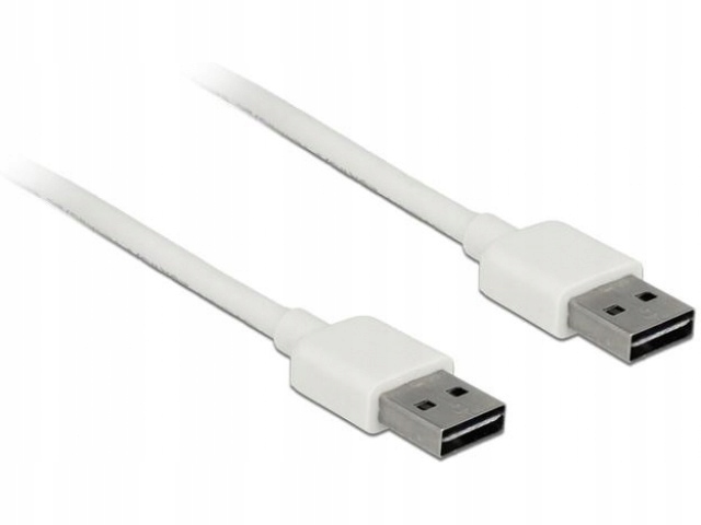 Delock Kabel USB AM-AM 2.0 1m Easy-USB Biały