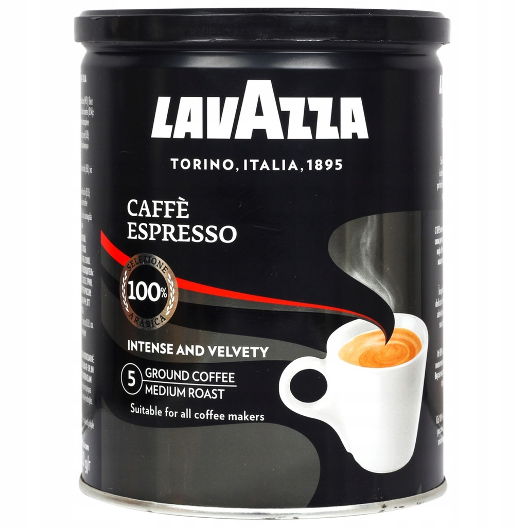 LAVAZZA ESPRESSO 250 g mielona w puszce + GRATIS