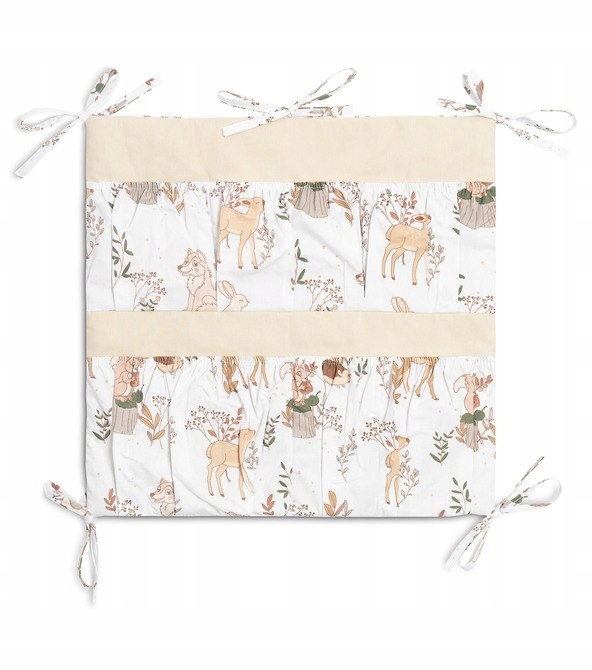 ORGANIZER NA ŁÓŻKO WILK i PRZYJACIELE BEŻOWY