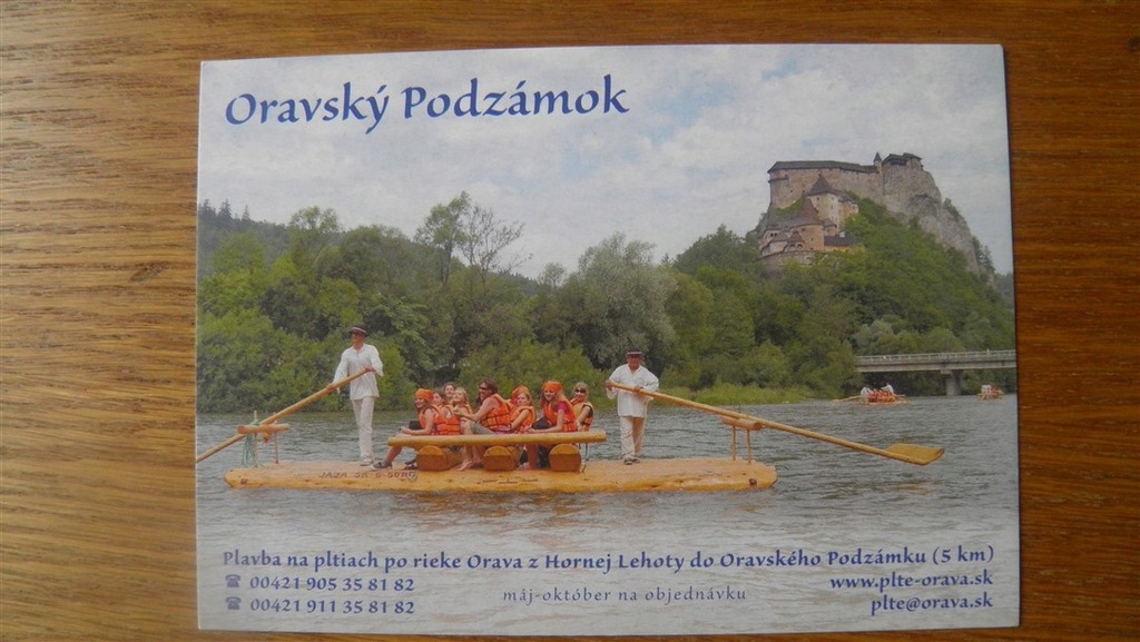 SŁOWACJA - SPŁAW ORAWĄ NA TRATWIE