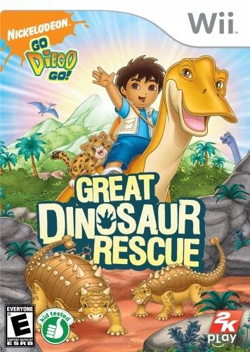 NINTENDO WII GREAT DINOSAUR RESCUE GO DIEGO