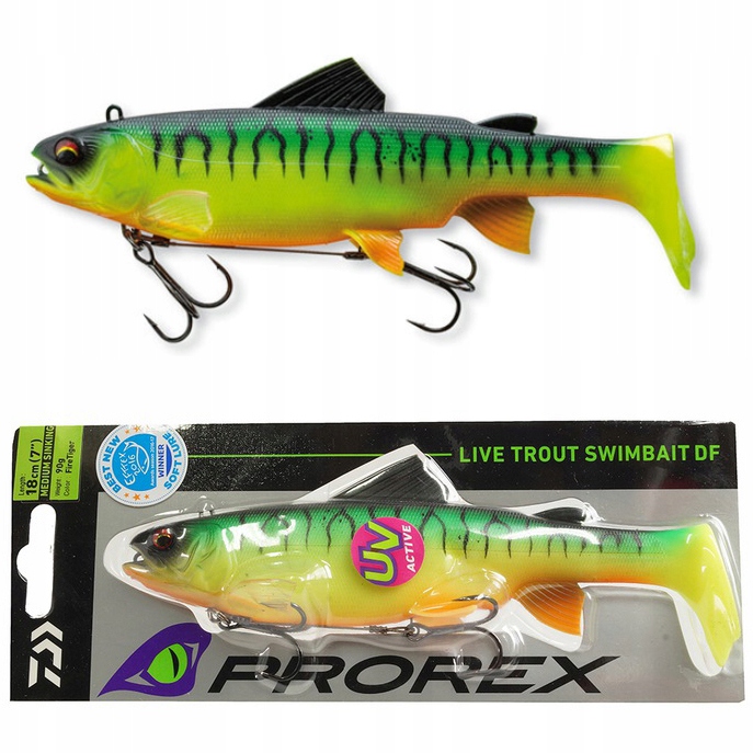 GUMA DAIWA PROREX LIVE TROUT SWIMBAIT DF SZCZUPAK