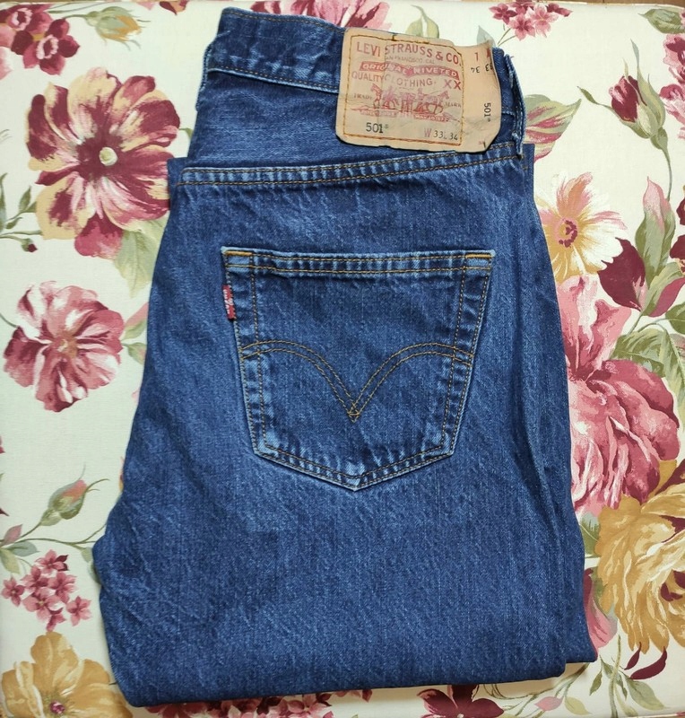 LEVI'S 501- klasyczne męskie jeansy - W33 L34