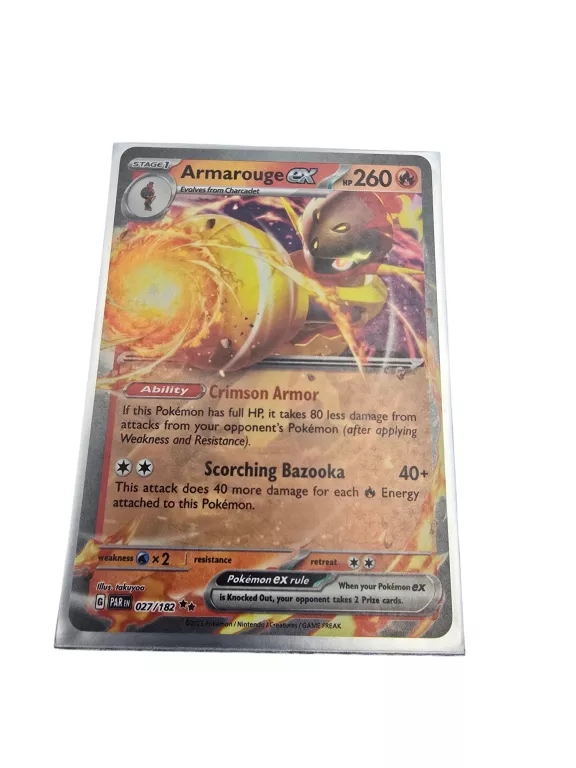 KARTA POKEMON ARMAROUGE EX (PAR 027/266) EX PARADOX RIFT