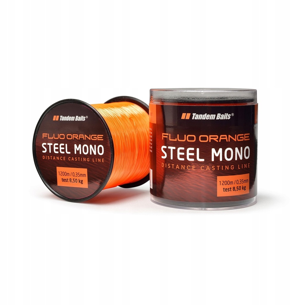Żyłka Tandem Baits Steel Mono Orange 1200m/0,30mm